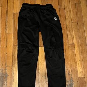 The Children's Place Black Jogger Sweatpants with Reflective Logo